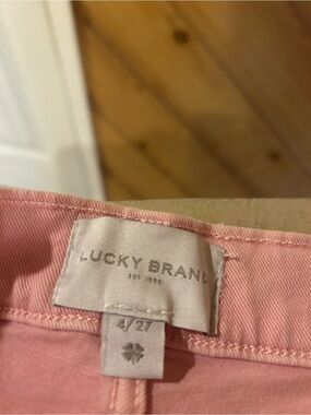 Lucky Brand Women's Rose Pink Jeans - Straight Leg
